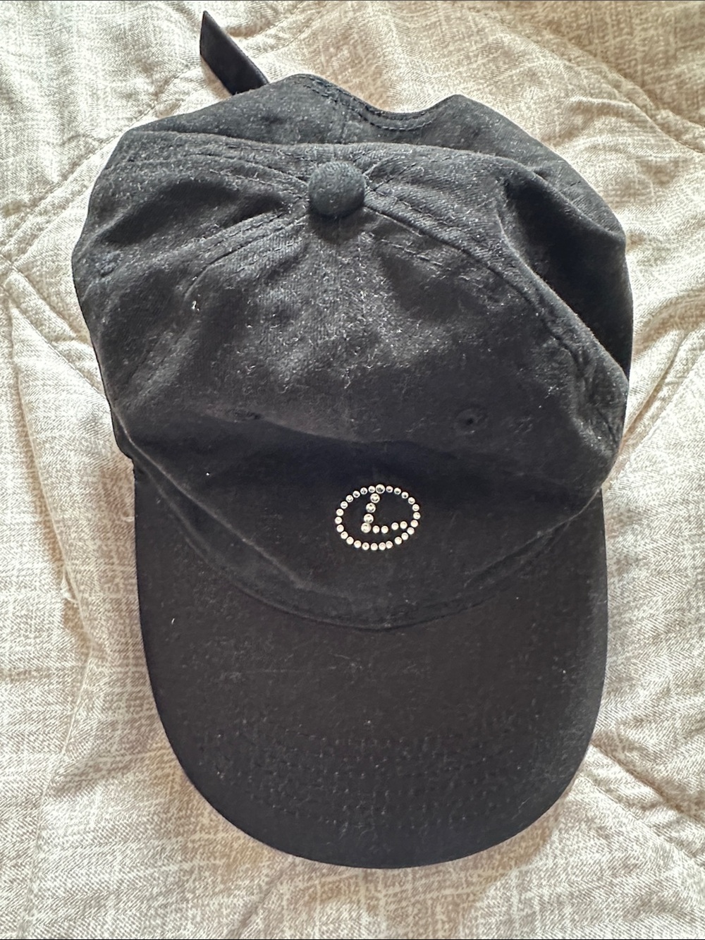 Black Rhinestone Lexus Logo Baseball Cap